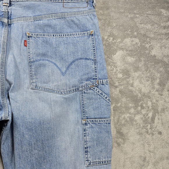 Vintage Levi's Men's Carpenter Jeans 40x32 Baggy Skater Grunge Y2K - Picture 8 of 10